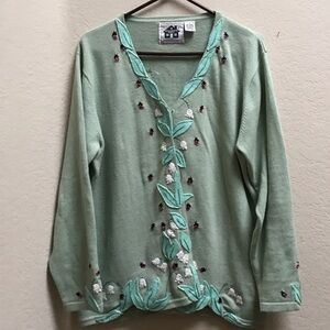 Storybook Knits Sage Green Cardigan